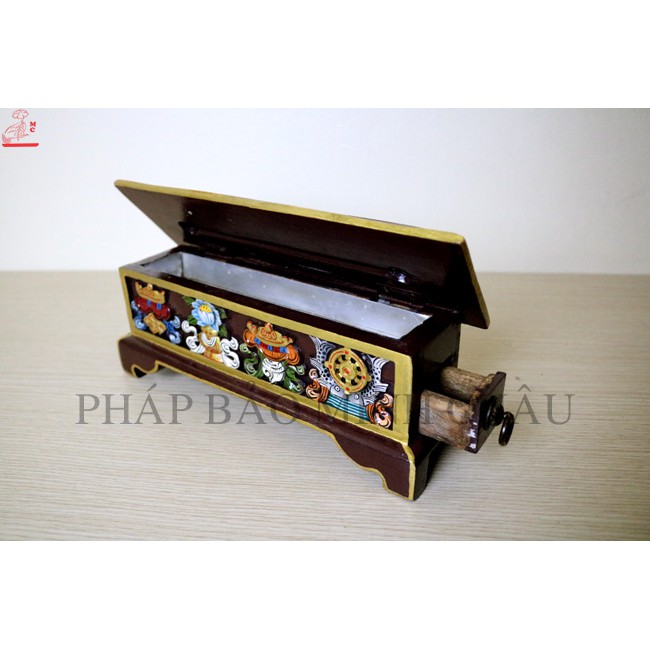 LƯ XÔNG 8 CÁT TƯỜNG GỖ NEPAL (18CM - 28CM - 36CM)