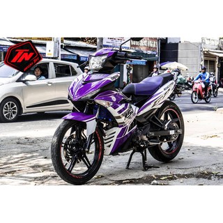 Tem Trùm Exciter 150 Tím trắng