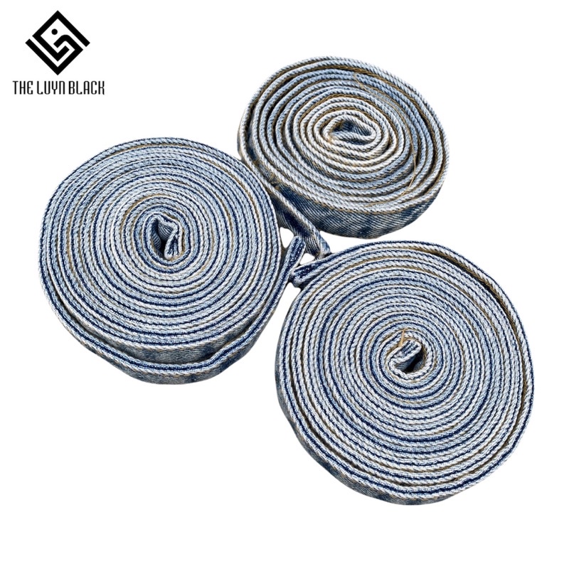 Thắt Lưng Nam The Luyn Black Phụ Kiện Dây Quần Drawstring Dài Hai Mét Phối Jeans Streetwear