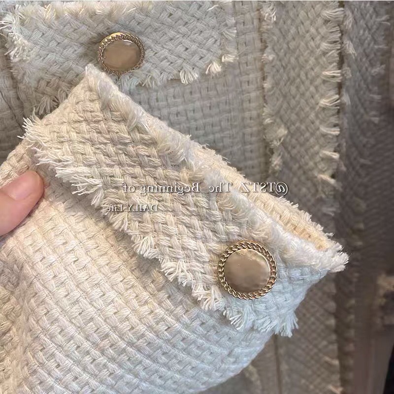 Áo dạ tweed nữ kiểu cardigan áo khoác nữ cardigan vải dạ tweed cao cấp 2 lớp Mophus MB012 | BigBuy360 - bigbuy360.vn