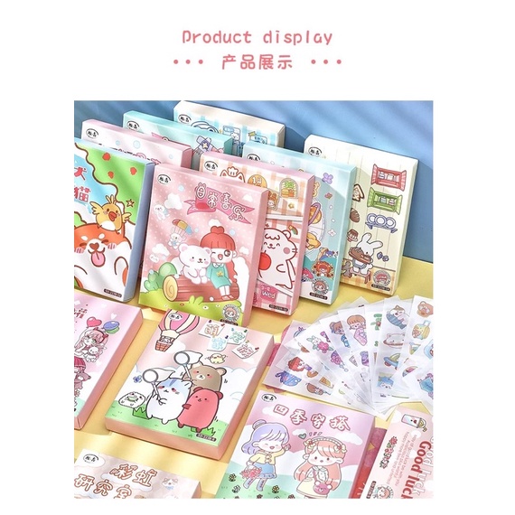 Hộp washi tape nhiều mẫu xinh