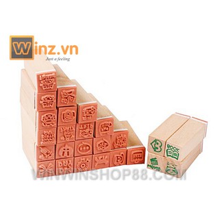 Bộ con dấu Happy Life - Winz.vn