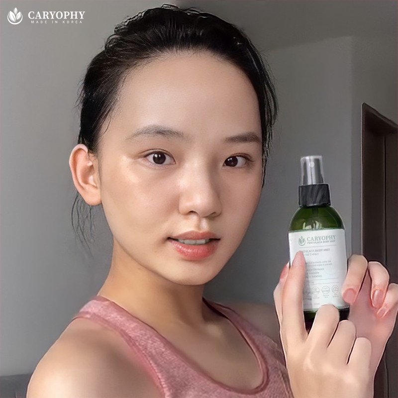 Xịt Giảm Mụn Lưng Caryophy Portulaca Body Mist giảm mụn, mờ thâm, sáng da toàn thân 150ml | BigBuy360 - bigbuy360.vn