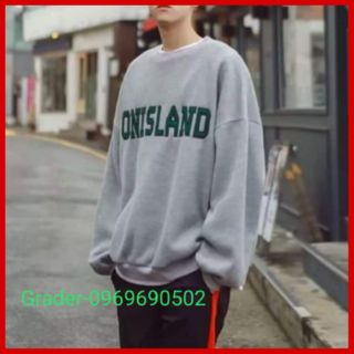 [Freeship] Mẫu Áo Sweater Nỉ Ngoại Chữ Thêu (ONISLAND kèm ảnh thật)