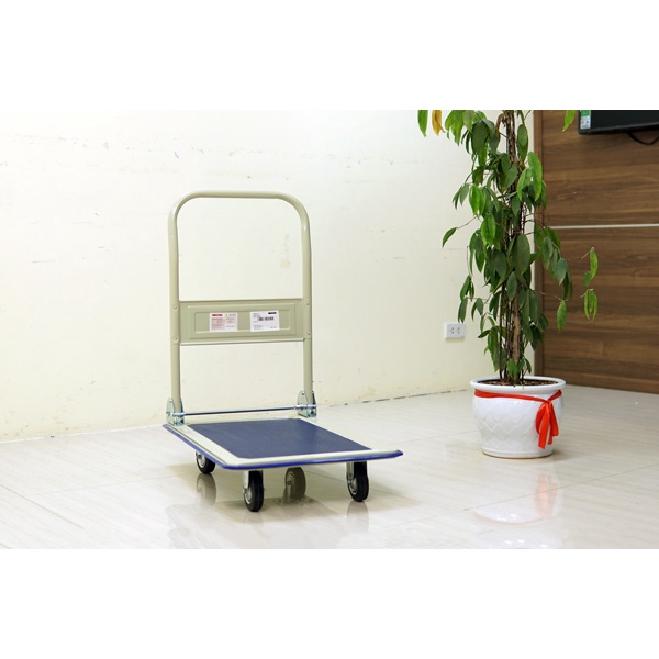 Xe đẩy hàng 4 bánh gấp gọn 200kg Nhập Khẩu Nhật Bản Fujihome,xe kéo hàng gấp gọn đa năng giá rẻ,bánh cao su chống ồn