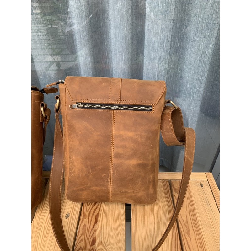 Túi da bò thât , túi da bò đeo chéo | BigBuy360 - bigbuy360.vn