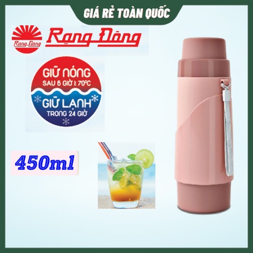 Phích Nước Rạng Đông Mini 450ml-  Bình Giữ Nhiệt Giữ Nóng Tới 12h