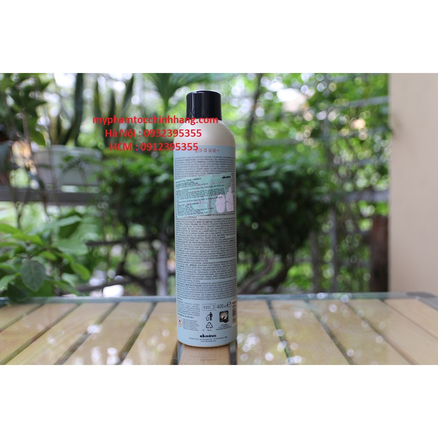 GÔM XỊT CỨNG GIỮ NẾP LÂU DÀI DAVINES EXTRA STRONG , STRONG, MEDIUM HAIRSPRAY 400ML