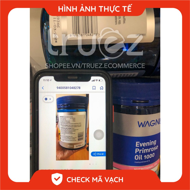 Tinh dầu hoa anh thảo [Úc] Wagner Evening Primrose Oil 1000 [Chính hãng] | BigBuy360 - bigbuy360.vn