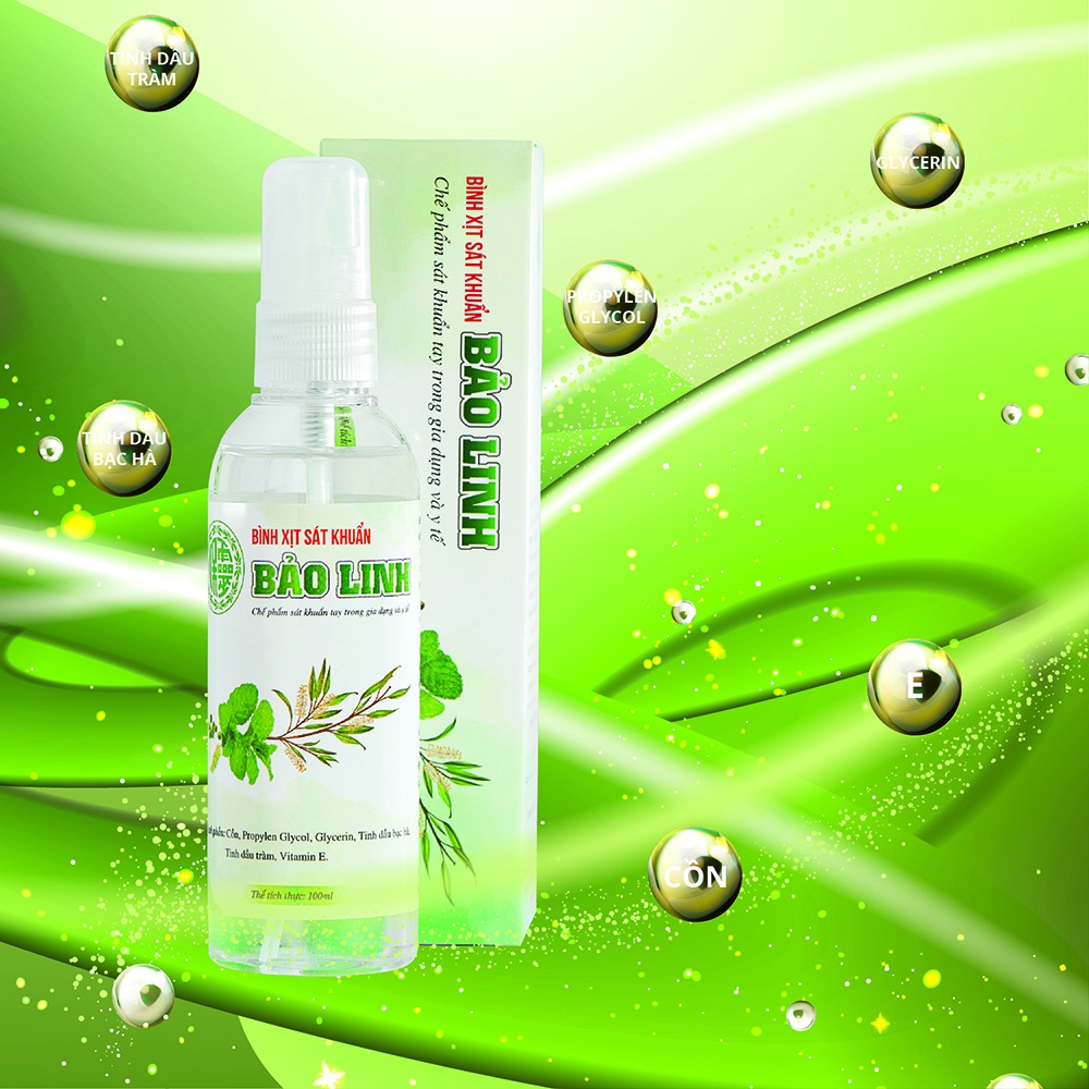 Nước rửa tay Sát Khuẩn Tinh Dầu Dưỡng Ẩm Bảo Linh 100ml - Chiết xuất từ các dược liệu thiên nhiên, an toàn [ZONESHOP] | BigBuy360 - bigbuy360.vn
