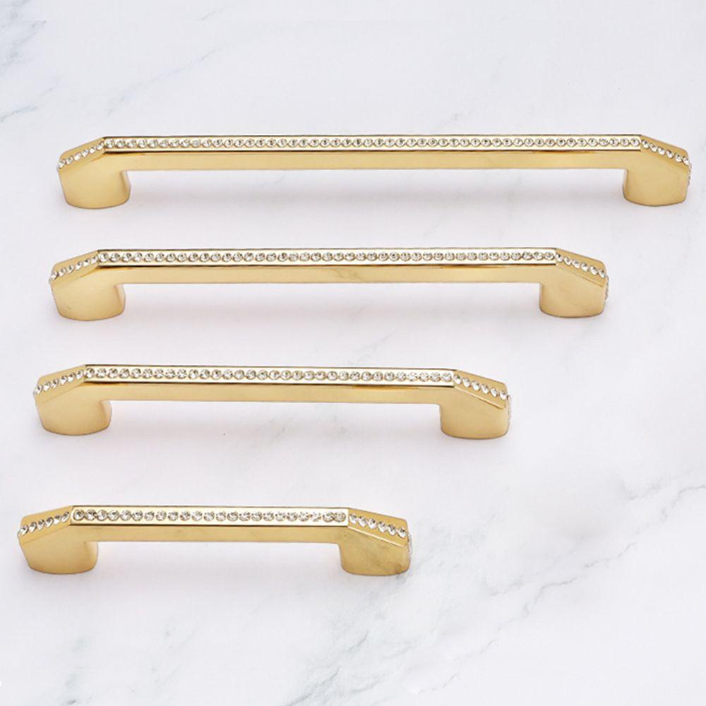 ESPO Tay Nắm Cửa Tủ Bằng Hợp Kim Kẽm Đính Pha Lê Sang Trọng