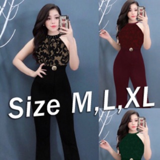 Kèm sp thật-Jum dài ống suông cổ yếm đính hột phối ren belt liền xinh xắn