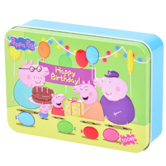 Xếp Hình Heo Peppa 35 40 60 80 100 200 Mảnh, Ghép hình Peppa Pig, Đồ Chơi Cho Bé Từ 3 Tuổi