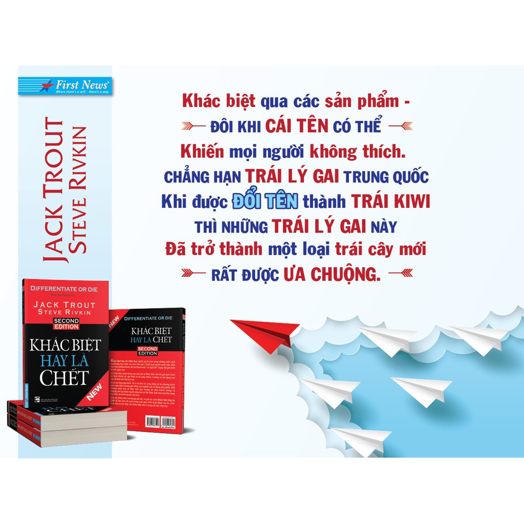 Sách - Khác Biệt Hay Là Chết - First News Phát hành 2021