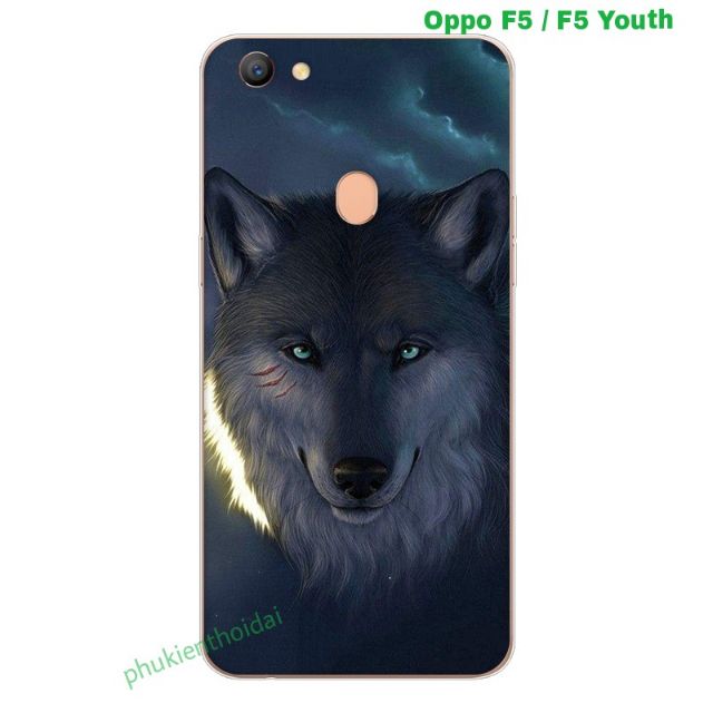 Oppo F5 / F5 Youth ốp lưng dẻo TPU in 3D hình dễ thương