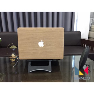 Vỏ ốp lưng Macbook- Case The New Macbook Air 12" Vân Gỗ Manzo
