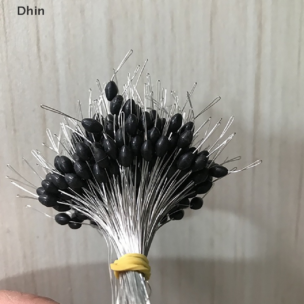 Set 300 Phao Chặn Phao Câu Cá Bằng Cao Su Hình Trụ