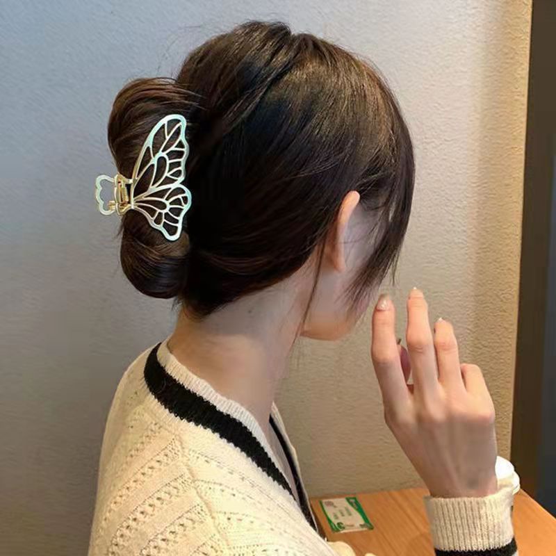 (Hàng Mới Về) Kẹp Tóc Càng Cua Bằng Kim Loại Thời Trang Cho Nữ