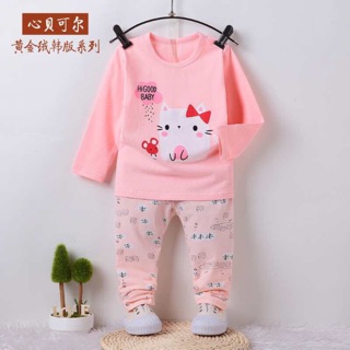 Bộ mặc nhà bé gái