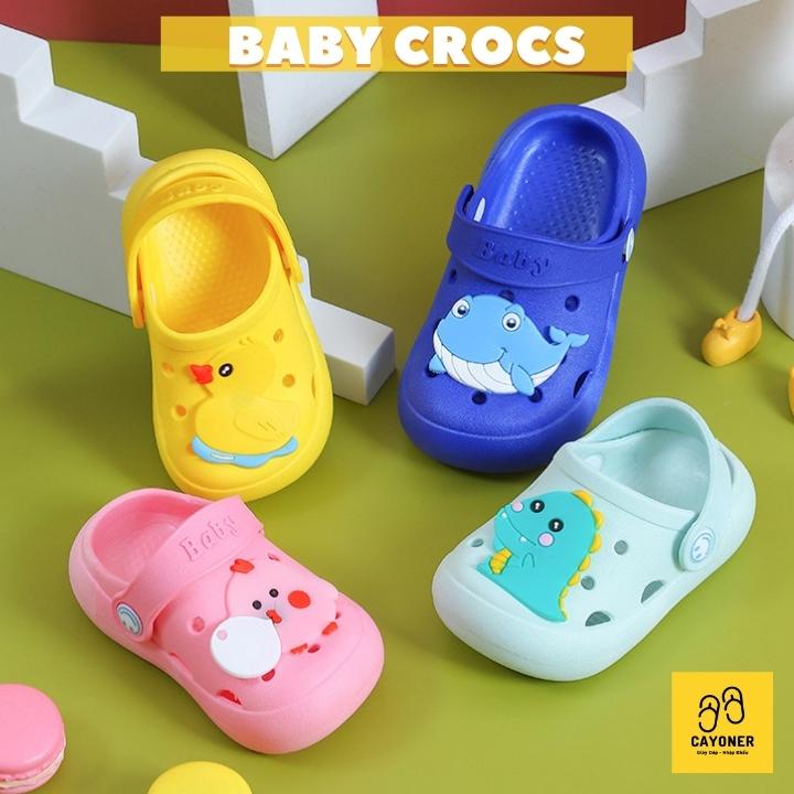 Dép Trẻ Em Có Quai Hậu Cho Bé Gái Bé Trai Êm Ái Bền Đẹp Chống Trơn Trượt Cao Cấp - Mã K23