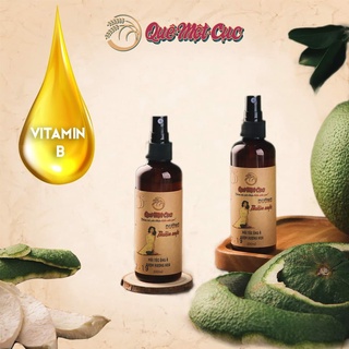 -Xịt dưỡng tóc thiên nhiên giúp tóc mềm mượt vào nếp thương hiệu Quê một cục 100ml