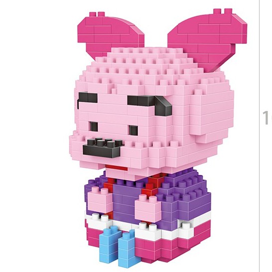 Bộ đồ chơi lắp ráp các chi tiết hình vịt Donald ngộ nghĩnh cho bé