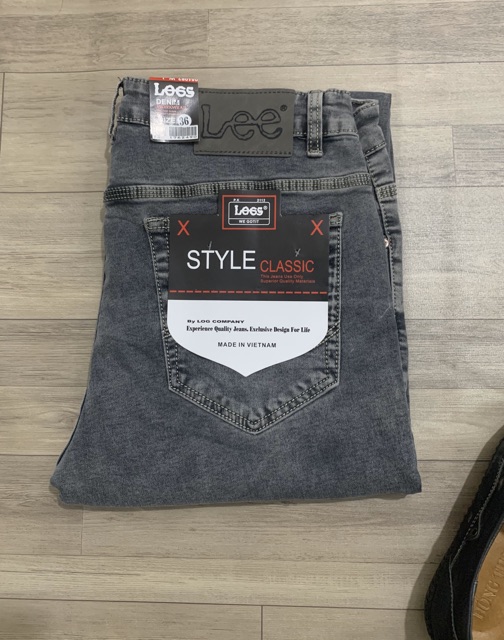 Quần jean thun nam - kiểu L1 BIGSIZE < 130kg (size 32-44) | BigBuy360 - bigbuy360.vn