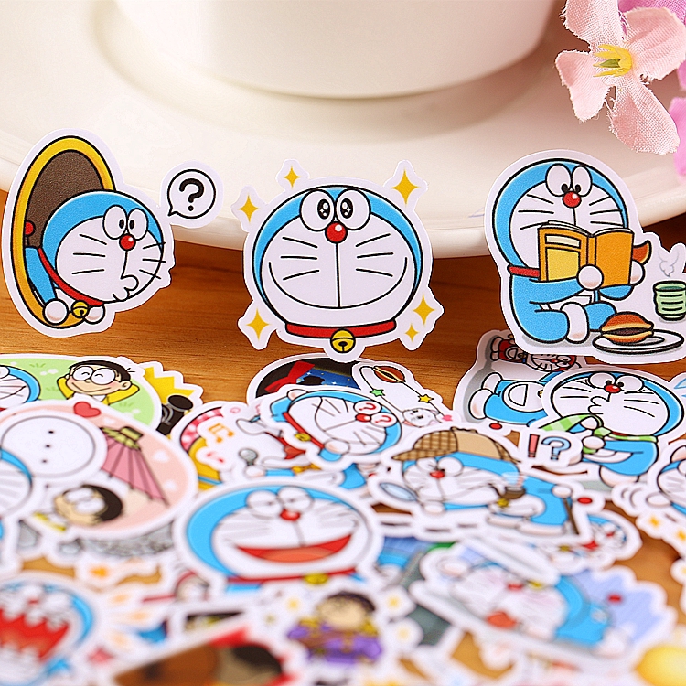 ❀ Doraemon Q-2 Diary Stickers ❀ 39pcs/set Album Scrapbooks Mixed DIY Decor Stickers