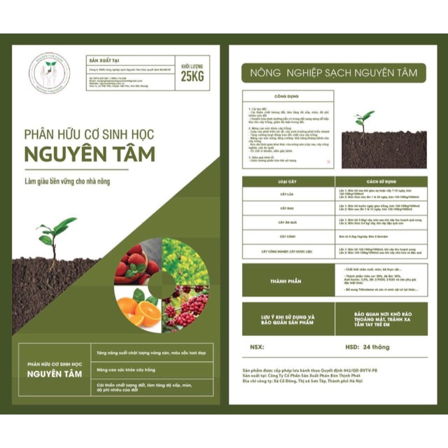 Phân hữu cơ men vi sinh