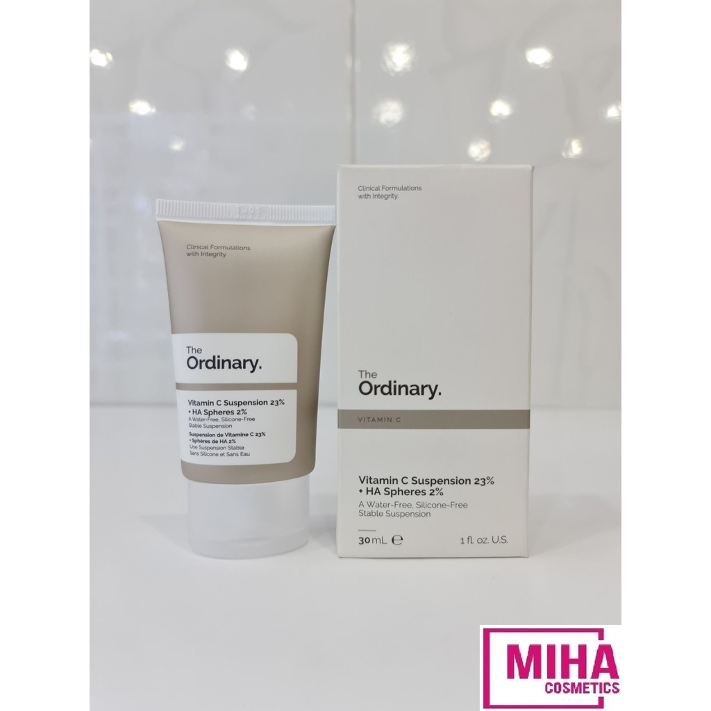Kem Dưỡng Trắng Nâng Tông Da The Ordinary Vitamin C Suspension 23% + HA Spheres 2% 30ml