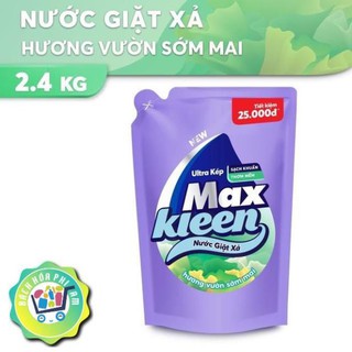 Nước giặt xả MaxKleen 2.4kg/túi