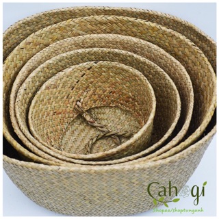 Giỏ Cói Trồng Cây Chất Lượng Cao