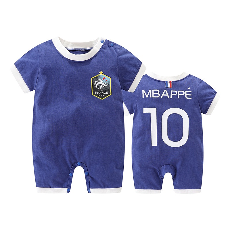Áo liền quần bodysuit romper liền mảnh thể thao cho các bé từ 0-24 tháng tuổi