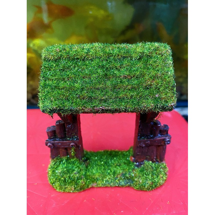 CỔNG PHỦ RÊU TRANG TRÍ HỒ CÁ NON BỘ 10X4X10CM