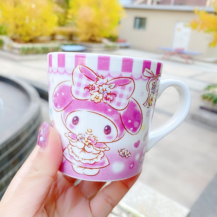 ﹊✙Kurumi Melody Con chó Yugui Phim hoạt hình dễ thương Cốc sứ đựng nước Cup Mug Coffee Cup 220ML