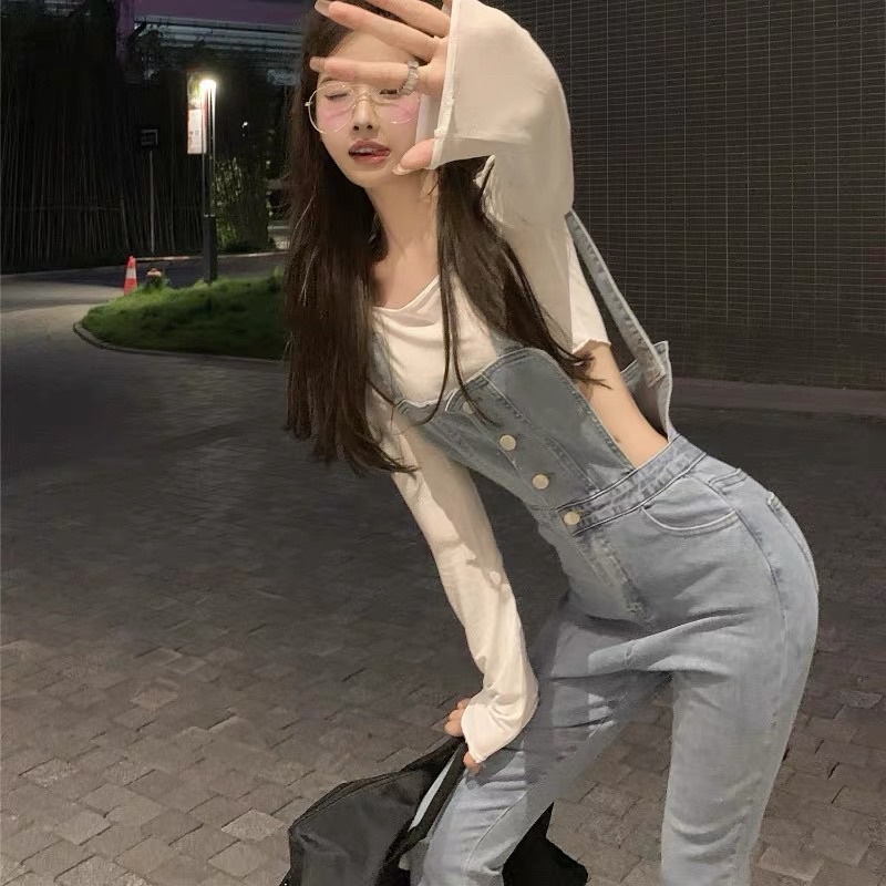 QUẦN YẾM JEAN NỮ LƯNG CAO ÔM BODY ỐNG LOE TÔN DÁNG PHONG CÁCH HÀN QUỐC
