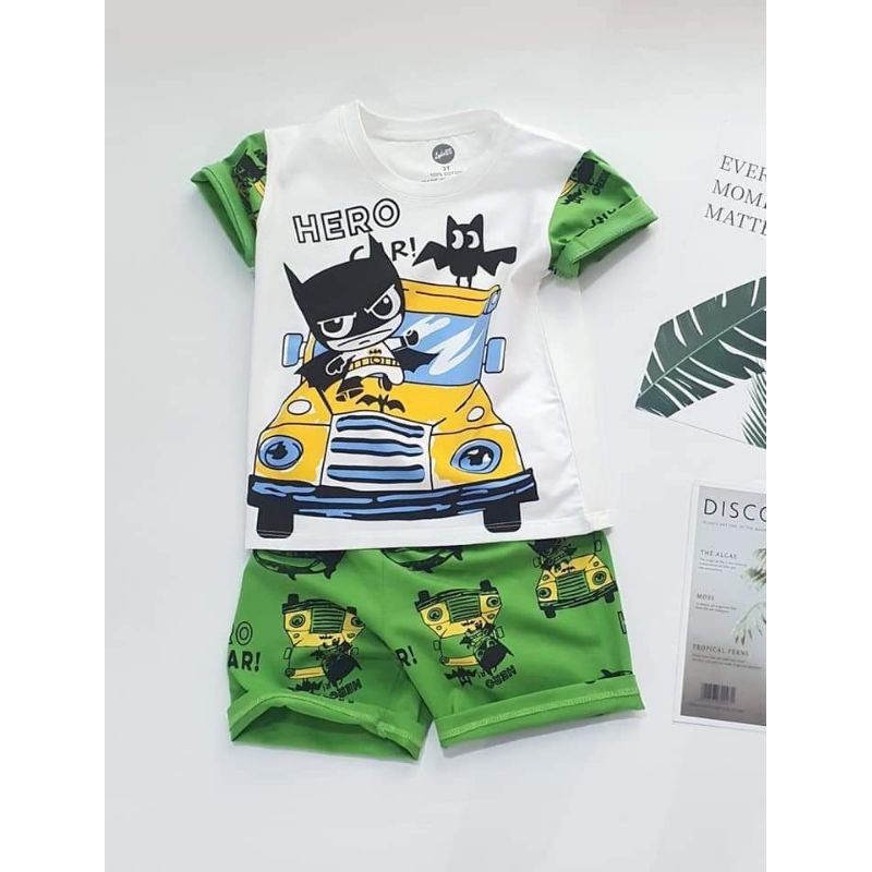 Bộ cotton người dơi Lydo BB size 11-16