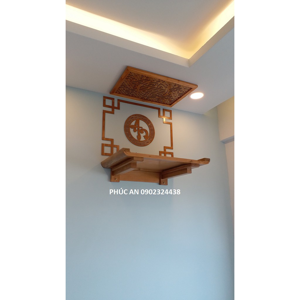 Mẫu bàn thờ hiện đại chung cư mã 1A68CV Size 68 x 48 trọn bộ đầy đủ y như trong hình tại Sóc Trăng