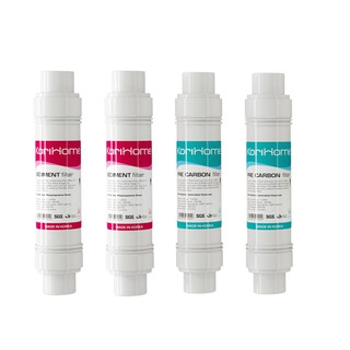 Combo 4 lõi lọc Korihome - 2 lõi Sediment và 2 lõi Pre-Carbon- hàng chính hãng