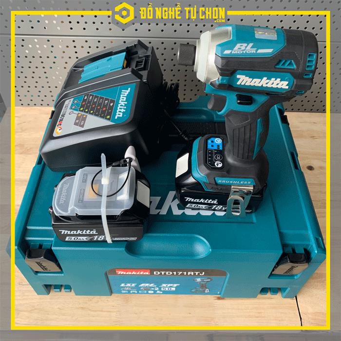 Máy vặn vít dùng pin (18V) Makita - DTD171RTJ