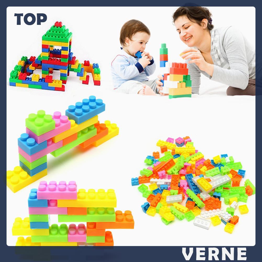 Bộ Đồ Chơi Xếp Hình 144 Miếng Bằng Nhựa Sáng Tạo Cho Bé