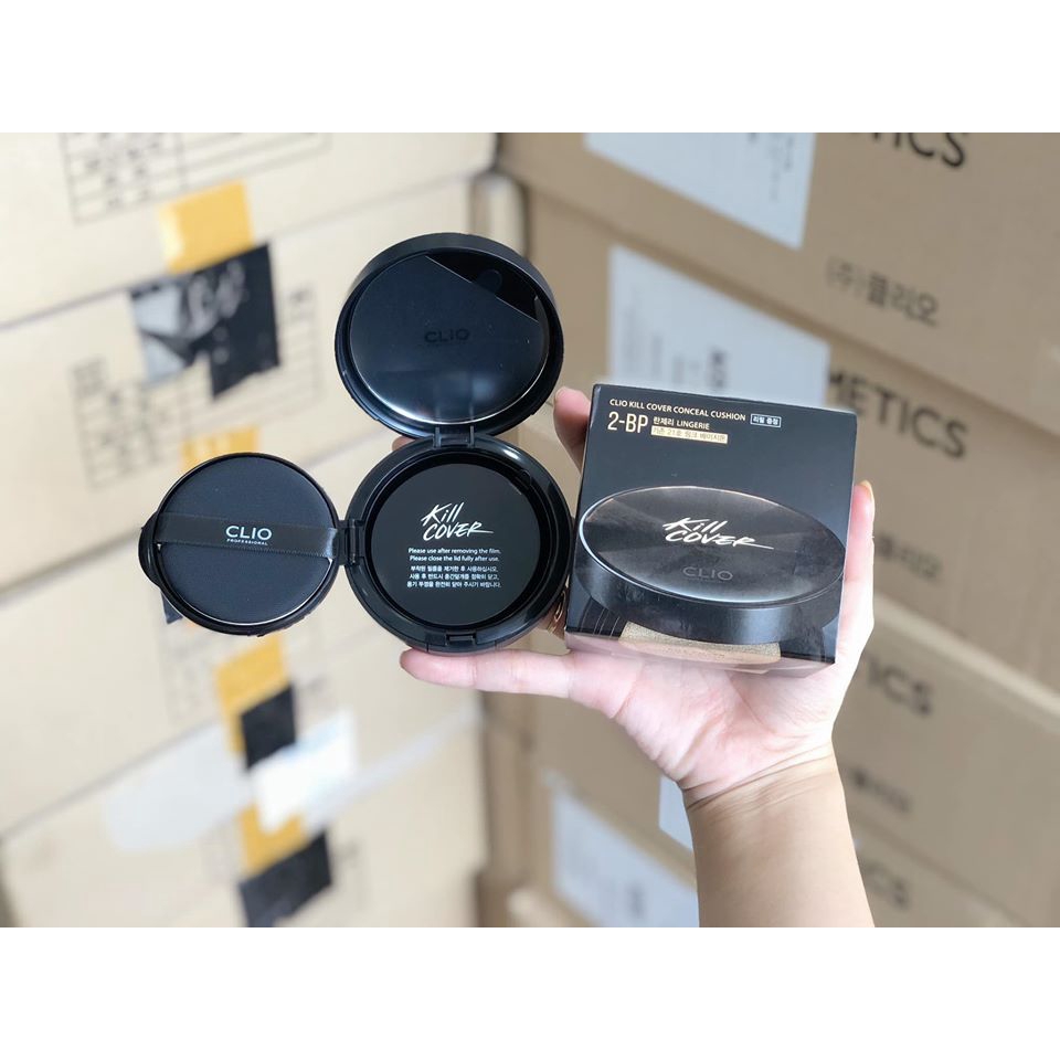 [HSD 07/2022]Phấn Nước Trang Điểm CLIO KILL COVER CONCEAL CUSHION SPF45/PA+ + (13gx2)