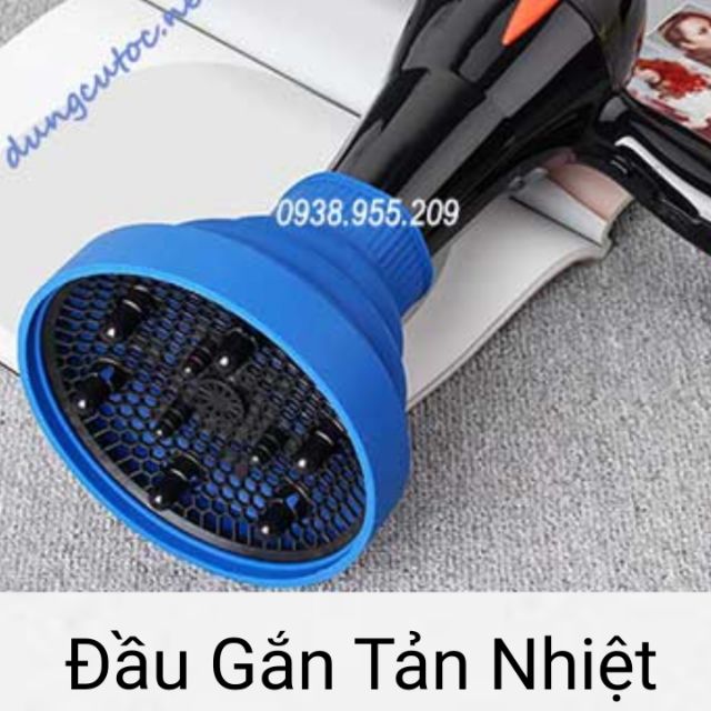 Chụp Máy Sấy Silicon Hỗ Trợ Sấy Tóc, Loa Sấy Tóc Cao Cấp Gấp Gọn Chống Bể Vỡ.