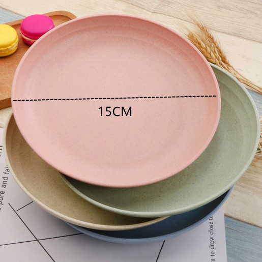 Bắc Âu Lúa Mì Rơm Đĩa Môi Trường Nơ Xương Đĩa Trái Cây Đĩa Nhỏ Đĩa Nông Đĩa