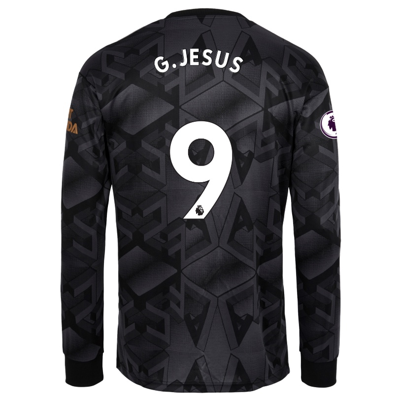 Áo Thun Bóng Đá Tay Dài NP2 22 / 23 Arsenal Away Pepe Saka Smith Rowe Jesus Xhaka Plus Size PN2