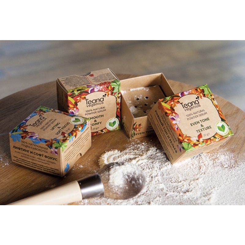 [SĂN SALE-Đủ Bill] Serum bột - phấn phủ kiêm dưỡng da Teana Vegenius 100% Natural Powder Serum