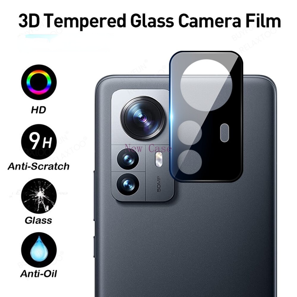 Set 3 Kính Cường Lực Bảo Vệ Ống Kính Máy Ảnh Sau 3D Cho Xiaomi 12 Lite Pro 12X 12S 12 T 12T Pro Mi 12 12T Pro Lite