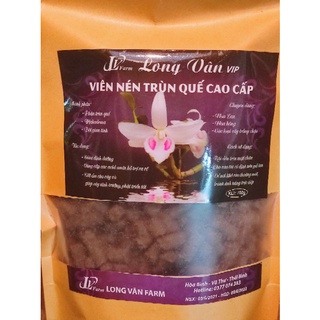 Phân trùn quế , viên nén trùn quế cao cấp Long Vân.
