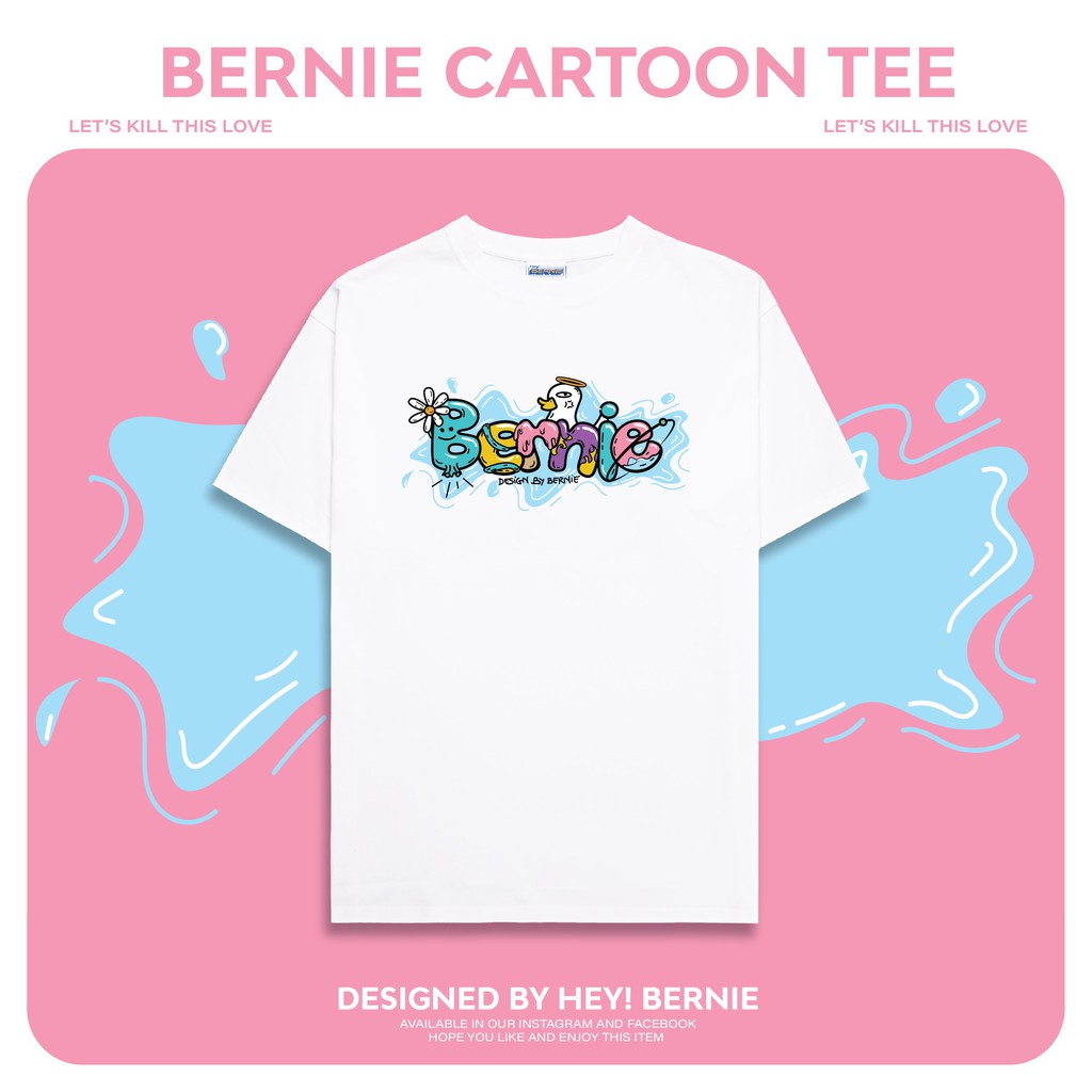 [ Hey! Bernie ] Cartoon Bernie Tee - Áo thun hoạt hình vịt Benrie