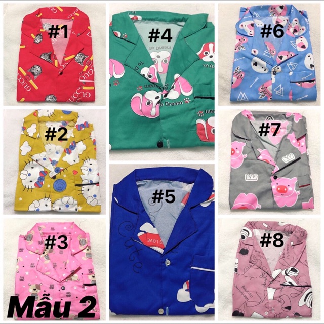 [XÃ KHO] Bộ pijama kate thái ngắn tay quần đùi (ảnh thật) | BigBuy360 - bigbuy360.vn